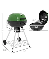 Streamdale Furniture Charcoal Grill with 360 Sq. In. Surface, Warming Rack and Thermometer