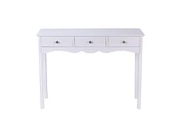 Slickblue 3-Drawers Hall Console Table for Entryway