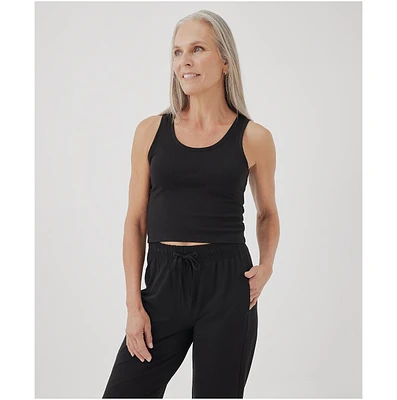 Pact Plus Cotton Cool Stretch Fitted Lounge Tank