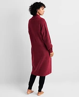 State of Day Women's Knit Long-Sleeve Duster Robe, Created for Macy's