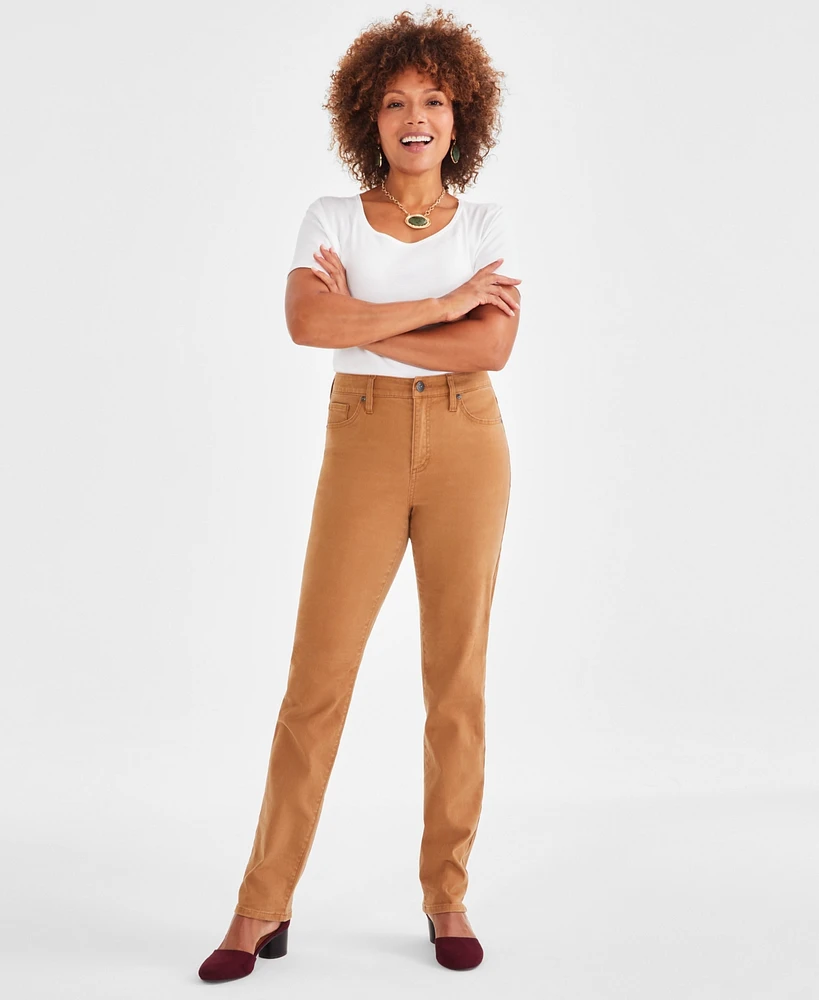 Style & Co Women's Straight-Leg High Rise Jeans, Created for Macy's