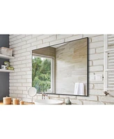 Streamdale Furniture 36x24 Inches Modern Bathroom Mirror With Aluminum Frame Vertical Or Horizontal Hanging