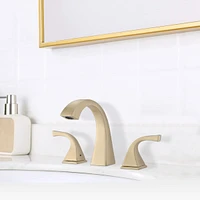 2-Handle Bathroom Sink Faucet With Drain