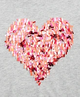 Epic Threads Girls Flip-Sequin-Heart Long-Sleeve T-Shirt, Created for Macy's