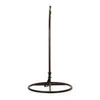 Free-Standing Iron Hammock Chair Stand for Indoor-Outdoor Use