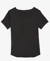 Epic Threads Girls Short-Sleeve Ribbed Henley Top, Created for Macy's