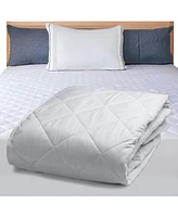 East Coast Bedding Full Size Fitted Mattress Protector Quilted Soft 300TC Cotton