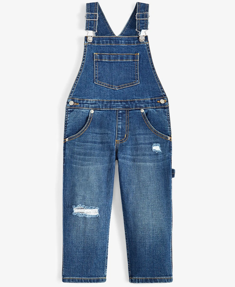 Epic Threads Toddler Brent Stretch-Denim Overalls, Created for Macy's