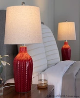 Lumisource Rockwell 24" Contemporary Ceramic - Set of 2 Table Lamp