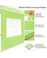 InstaHibit Privacy Window Sidewall UV30+ Fits 10x10ft Canopy Camping 2 Pieces