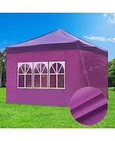 Instahibit Privacy Window Sidewall UV30+ 1080D Fits 10x10ft Canopy 2 Pieces