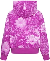 Jordan Big Girls Brooklyn Essentials Floral-Print Pullover Hoodie