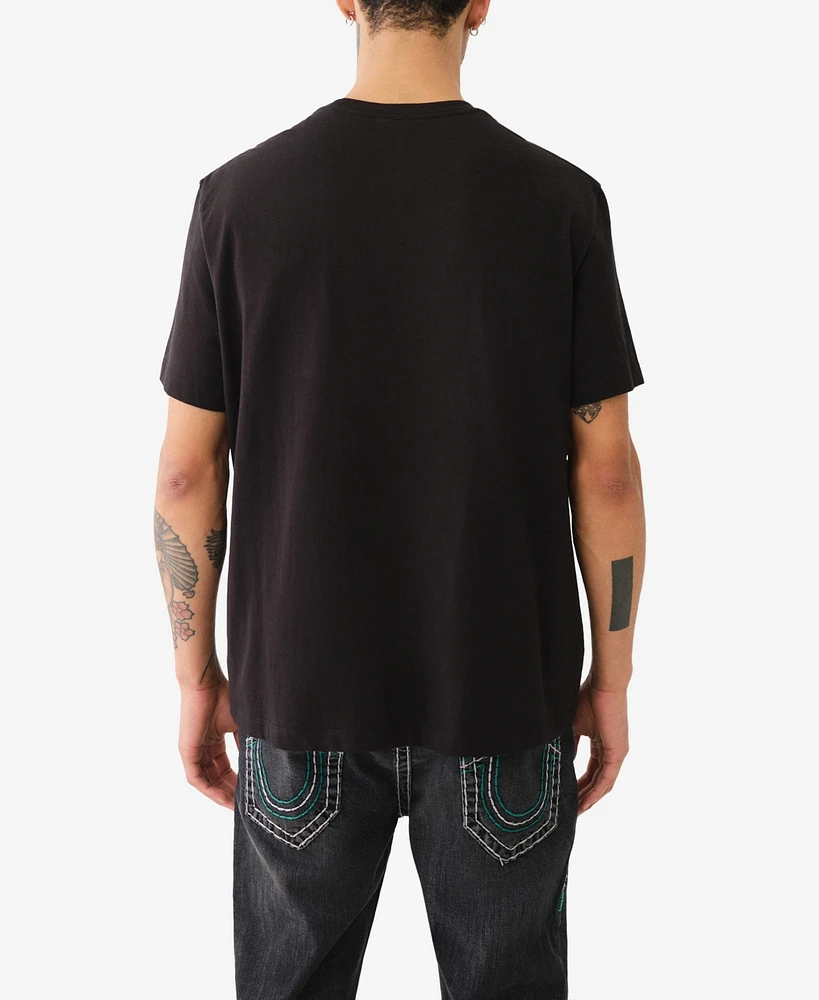 True Religion Men's Short Sleeve Relaxed Tiger Tee