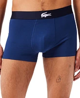 Lacoste Men's 3-Pack Regular-Fit Stretch Trunk Underwear