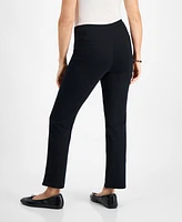 Style & Co Women's Straight-Leg Ponte-Knit Pants, Created for Macy's