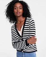 On 34th Women's V-Neck Patch-Pocket Cardigan, Created for Macy's