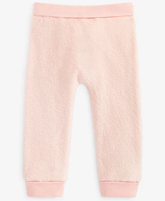 First Impressions Baby Girls Faux-Sherpa Pants, Created for Macy's