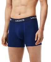 Lacoste Men's 5pk. Regular-Fit Stretch Logo Band Boxer Briefs