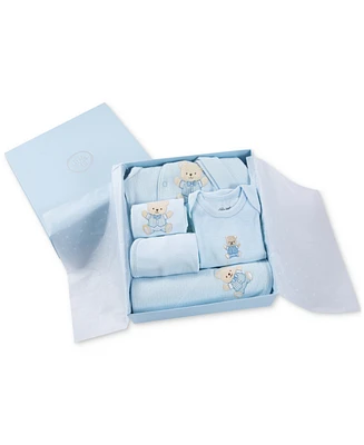 Little Me Baby Boys Cute Bear Cotton Gift Box Set