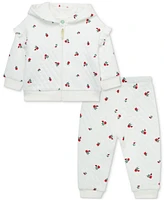 Little Me Baby Girls Floral Hoodie & Pants Set