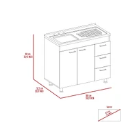 Fm Furniture Darien Base Cabinet