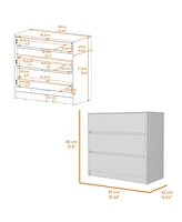Fm Furniture Avra 3 Drawer Dresser