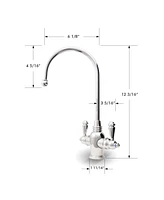 Apec Water Systems Arlington Hot and Cold Water Reverse Osmosis Faucet - Chrome, Lead-Free