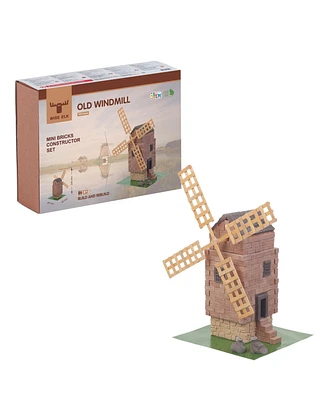 Wise Elk Mini Bricks Construction Set - Old Windmill - Assorted Pre