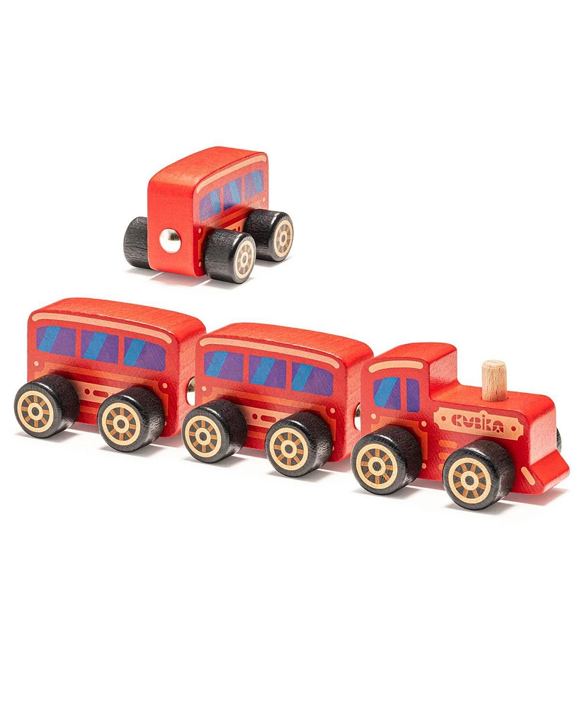 Cubika Wise Elk/Cubika Wooden toy - Train - Assorted Pre