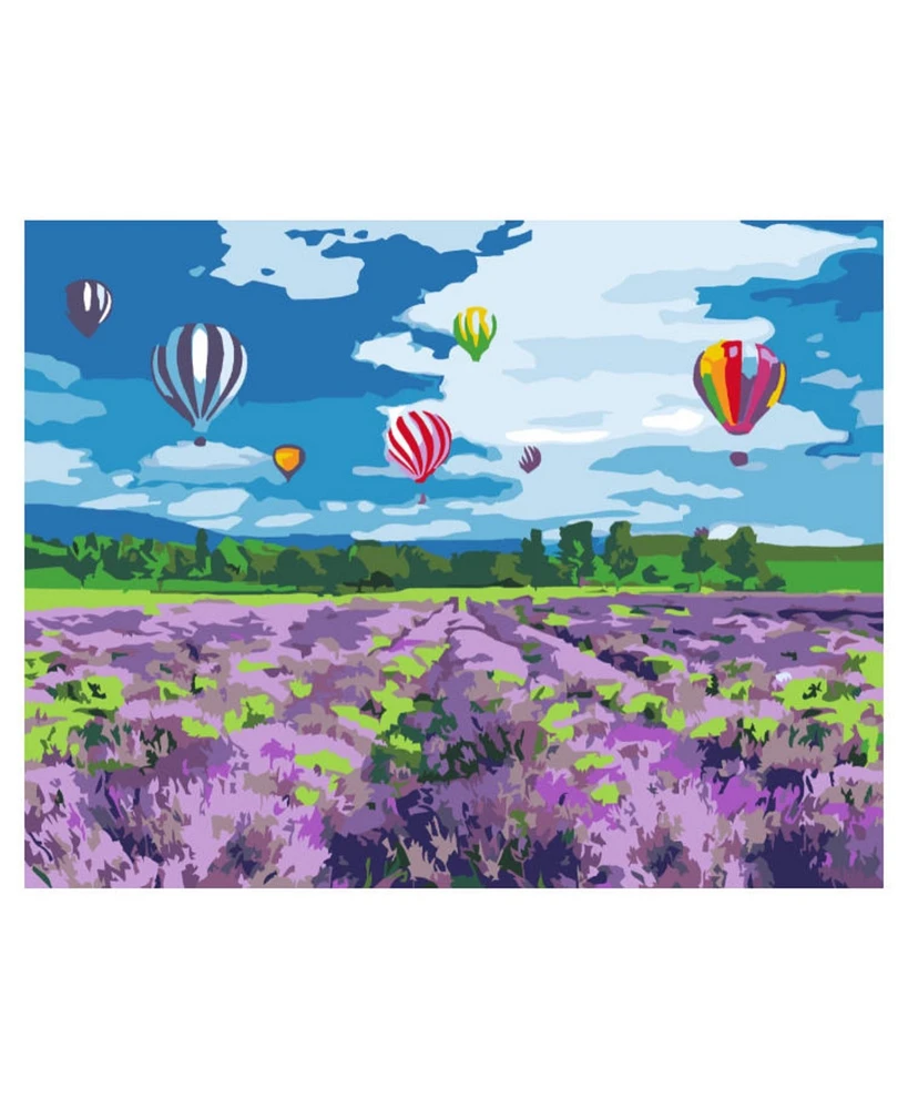 Artwille Paint by Number Kit Flight over Lavender Field - Assorted Pre