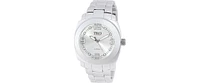 Tko Women's Boyfriend Size Silver Aluminum Bracelet Watch