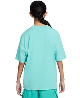 Nike Big Girls Sportswear Cotton Oversized T-Shirt