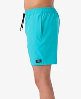 O'Neill Men's Lennox Hermosa Solid Volley 17 Swim Shorts