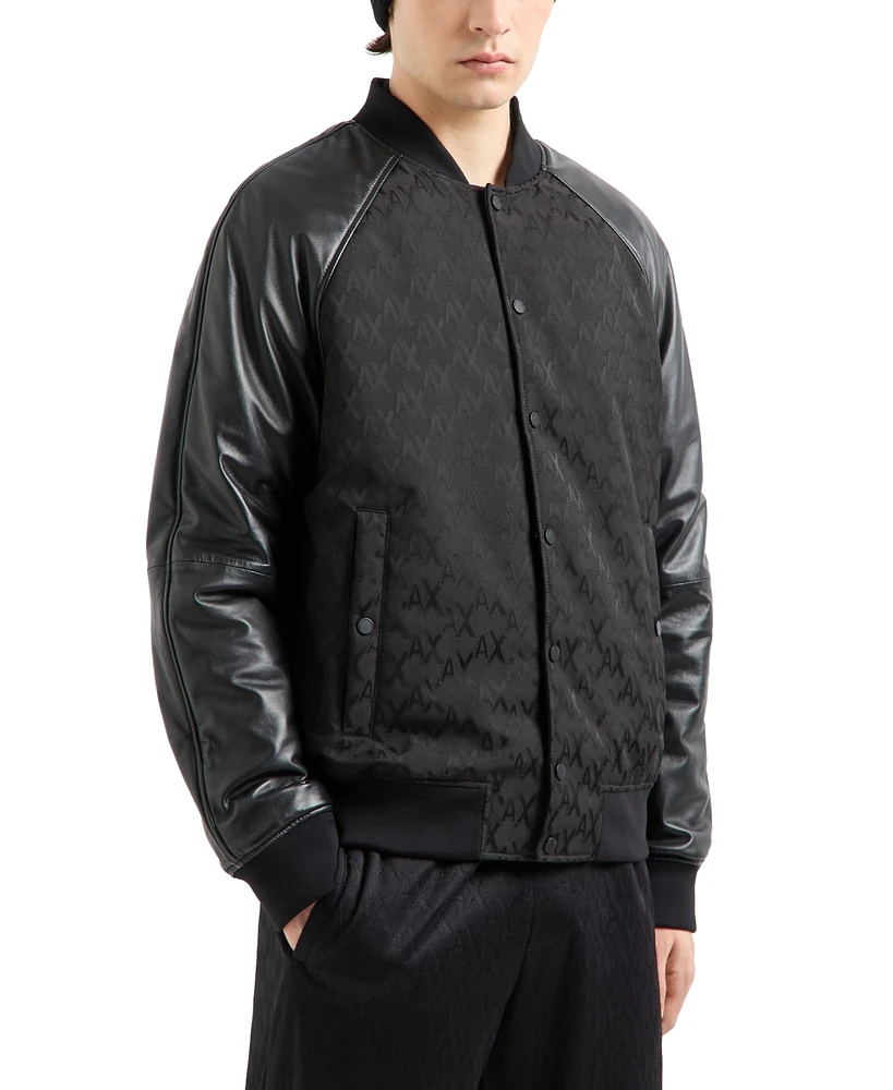 A|X Armani Exchange Men's Blouson Logo Jacket