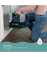 Iris Usa Hydro Clean High-Power 33.8 oz Chemical-Free Spot Cleaner Machine for Carpet and Upholstery, Lightweight Portable Fabric, Black/Teal