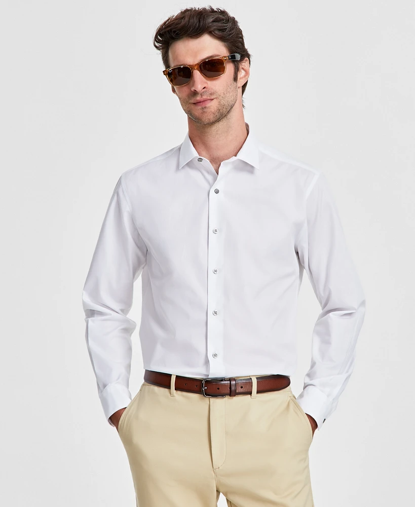 Alfani Men's Slim-Fit Solid Dress Shirt, Created for Macy's