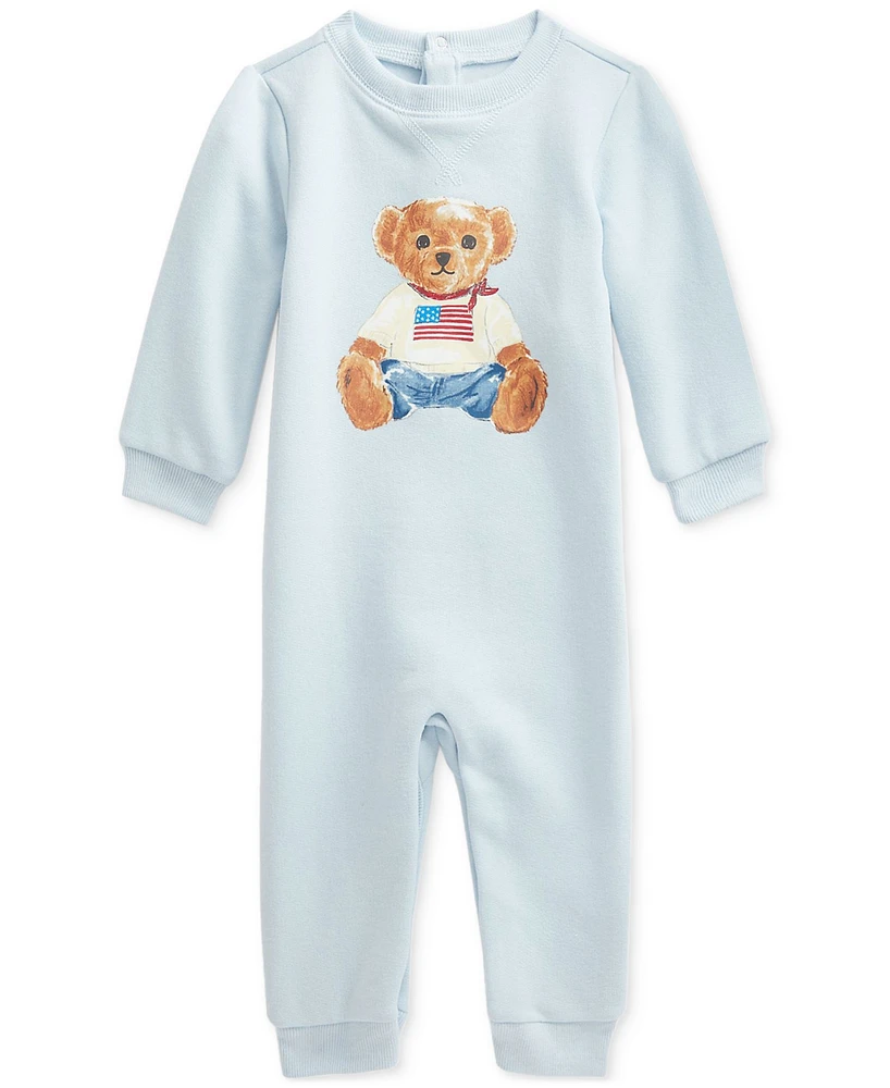 Polo Ralph Lauren Baby Fleece Bear Coverall