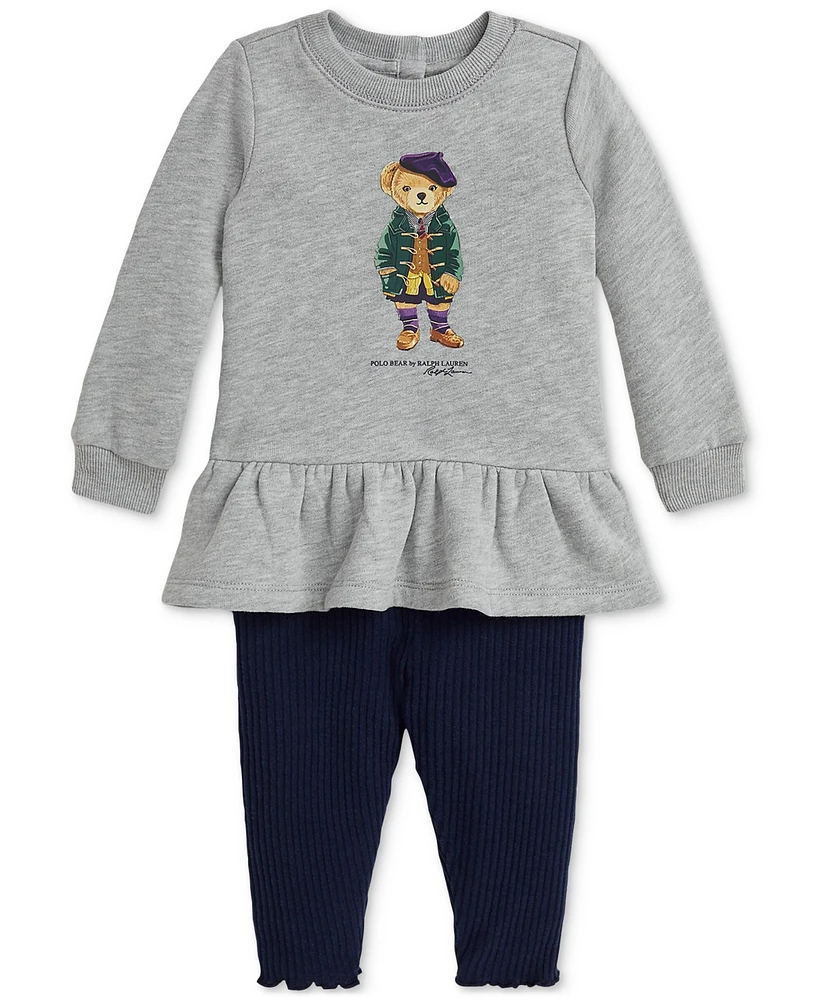 Polo Ralph Lauren Baby Bear Sweatshirt & Legging Set