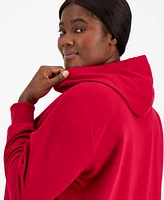 Id Ideology Plus Relaxed Fleece Hoodie, Created for Macy's