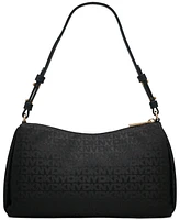 Dkny Remy Top Zip Small Monogram Shoulder Bag