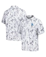 Tommy Bahama Men's Gray Los Angeles Dodgers Sport Cabana Shores IslandZone Tri-Blend Polo