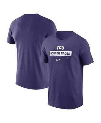 Nike Men's Purple Tcu Horned Frogs 2024 Sideline Performance T-Shirt