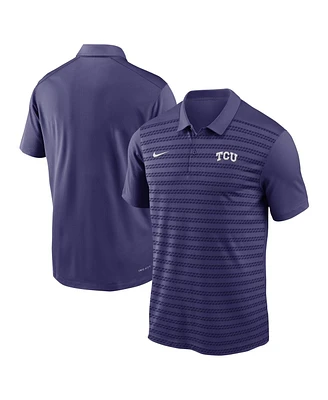 Nike Men's Purple Tcu Horned Frogs 2024 Sideline Victory Coaches Performance Polo