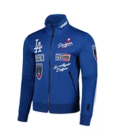 Pro Standard Men's Royal Los Angeles Dodgers Fast Lane Full-Zip Track Jacket