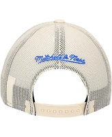 Mitchell & Ness Men's Cream Dallas Mavericks Trucker Adjustable Hat