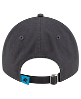 New Era Men's Graphite Carolina Panthers Core Classic 9TWENTY Adjustable Hat