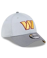 New Era Men's Gray Washington Commanders 2024 Nfl Training Camp 39THIRTY Flex Hat