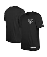 New Era Men's Black Las Vegas Raiders 2024 Nfl Training Camp T-Shirt