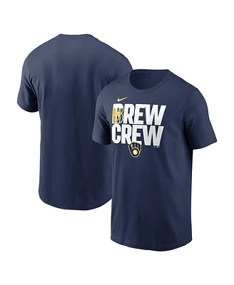 Nike Men's Navy Milwaukee Brewers Local Home Town T-Shirt