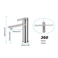 Streamdale Furniture Single Handle Sink Vanity Bathroom Faucet